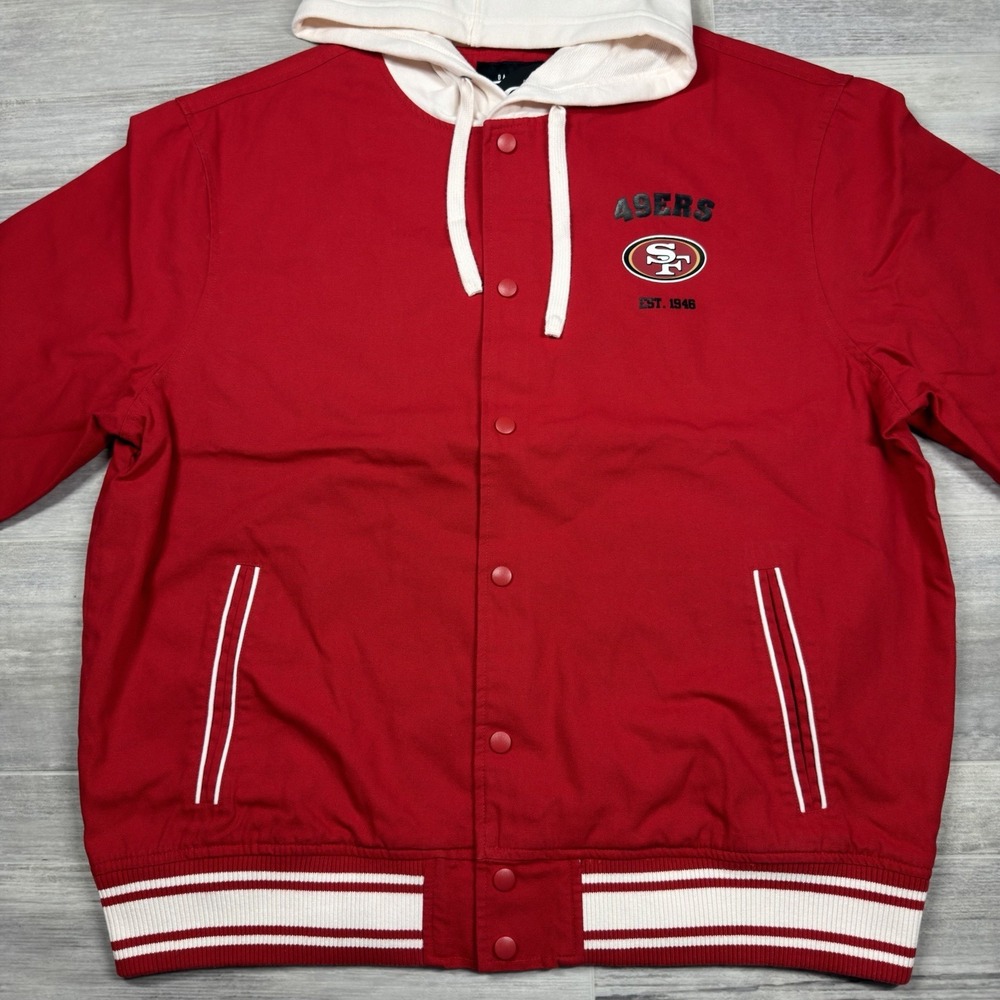 Darius Rucker Collection x Fanatics SF 49ers Full-Snap Hoodie Jacket – Size XL - Picture 5 of 11